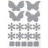 Термонаклейка светоотражающая Бабочки