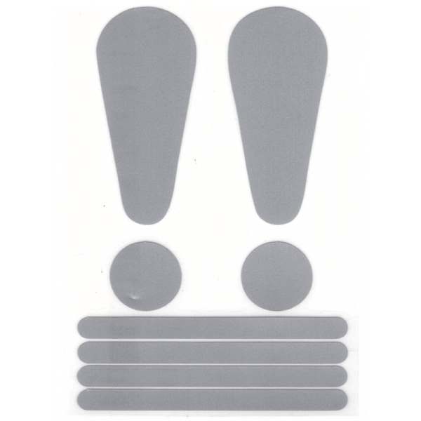 Термонаклейка світловідбивна знак оклику