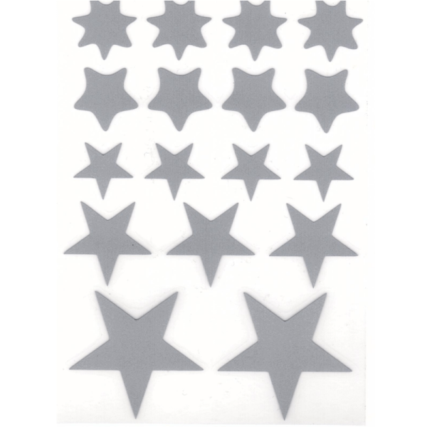 Термонаклейка светоотражающая Звезды