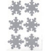 Термонаклейка светоотражающая Снежинки