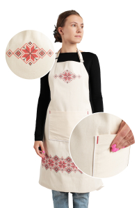 Фартух з вишивкою на підкладці Майстерня Онищенко 86x64 см