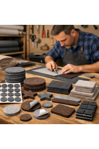 Изготовление фетровых самоклеек на заказ